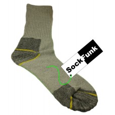 Heavy Duty Work Socks- Grey with Yellow Theme - Big Foot Heavy Duty Work Socks- Grey with Yellow Theme - Big Foot